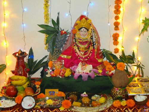 detailed information how to do laxmi pooja, lakshmi aarti, lakshmi chalisa, lakshmi puja process,